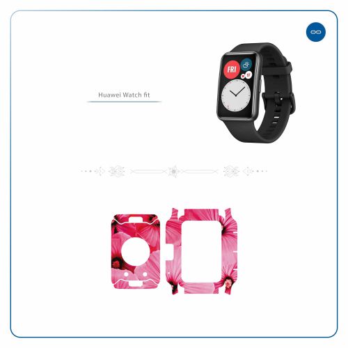Huawei_Watch Fit_Pink_Flower_2